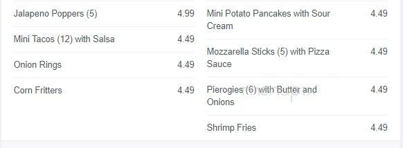 Cornerpocket Pizza - Shickshinny, PA menu_pic