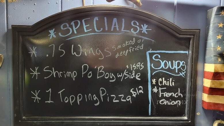 Bildas Friess Lake Pub - Hubertus, WI menu_pic