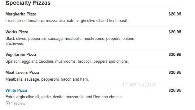 Vulcano's Italian Restaurant - Tequesta, FL menu_pic