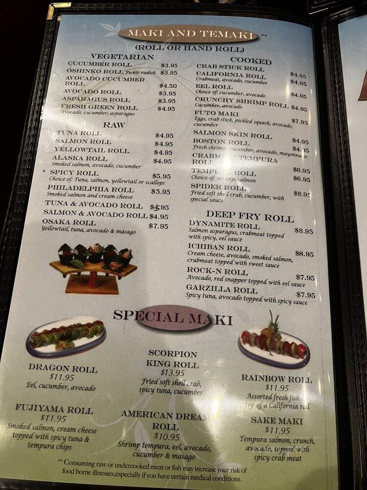 Fujiyama - Columbia, TN menu_pic