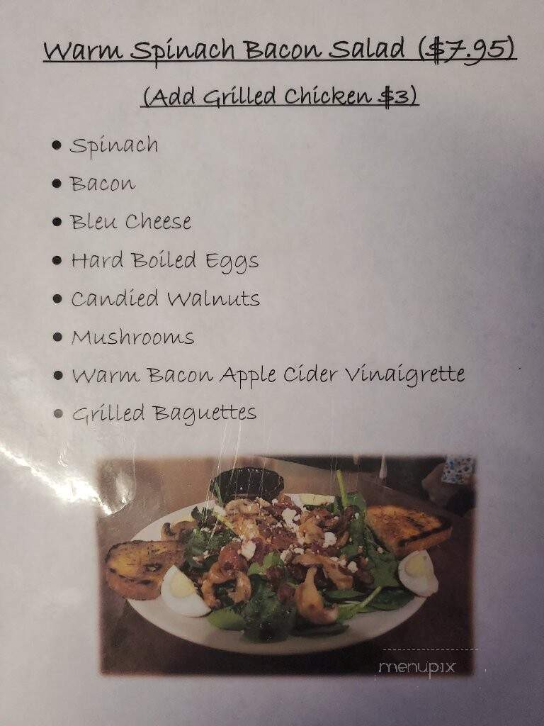 Mckenna Village Tavern And Restaurant - Lakeview, MI menu_pic