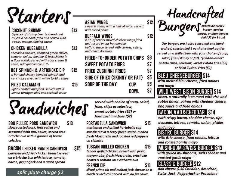 The Club Car - Auburn, CA menu_pic