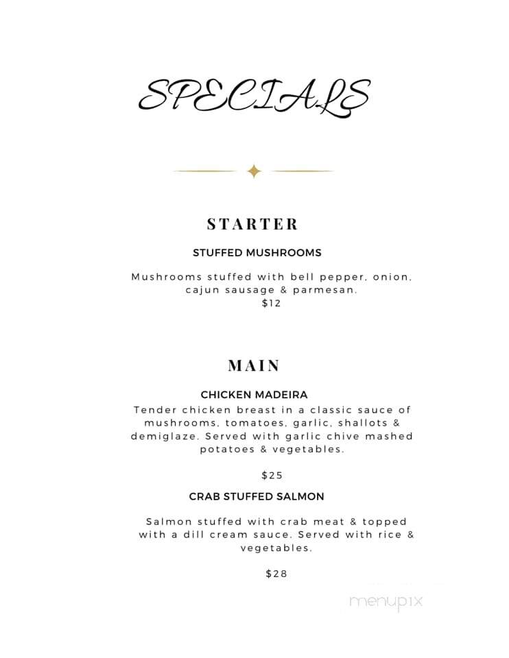 The Club Car - Auburn, CA menu_pic