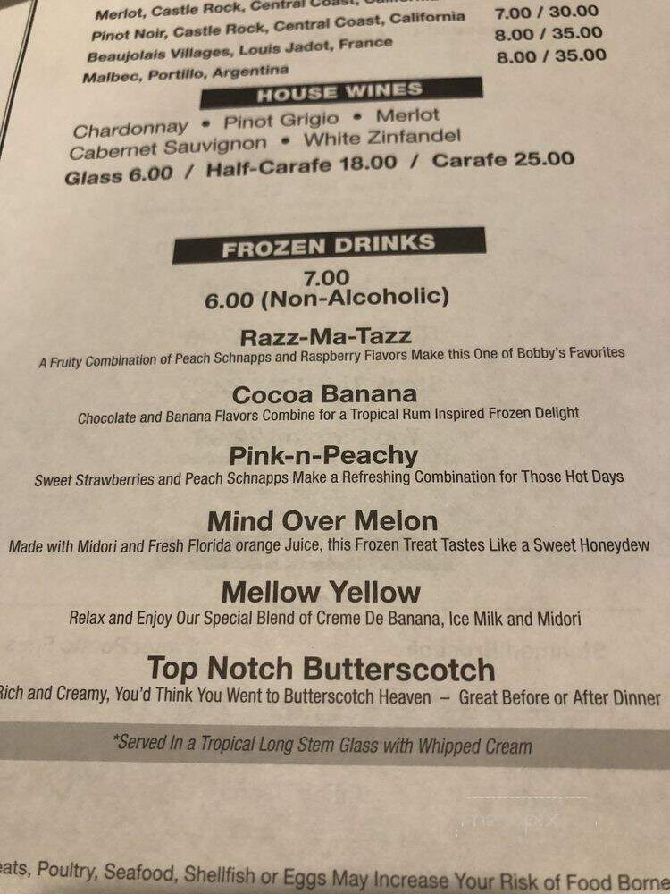 Bobby Rubino's Place For Ribs - Pompano Beach, FL menu_pic