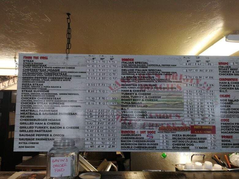 Laspada's Original Hoagies - Orange City, FL menu_pic