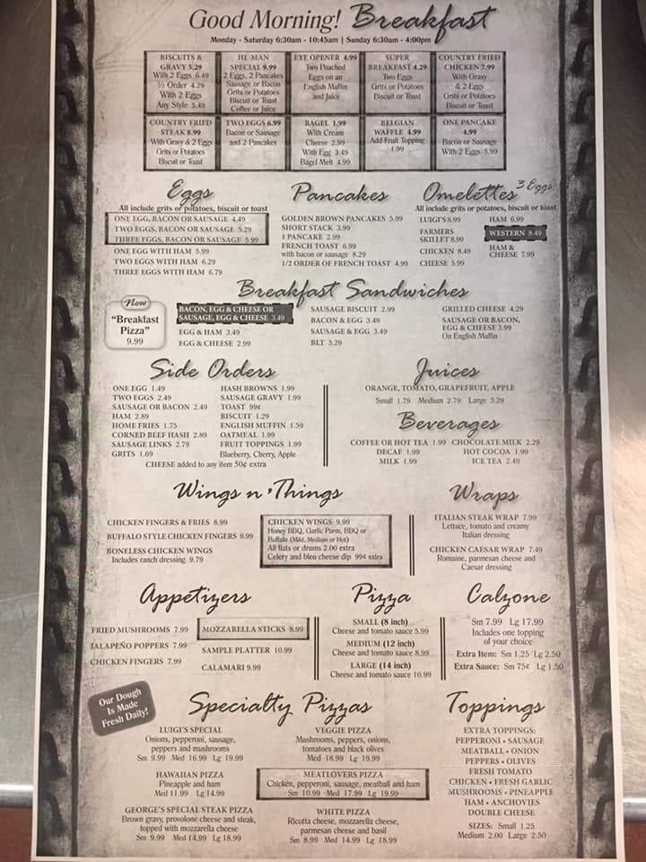 Luigi's Pizza Of Brooksville - Brooksville, FL menu_pic
