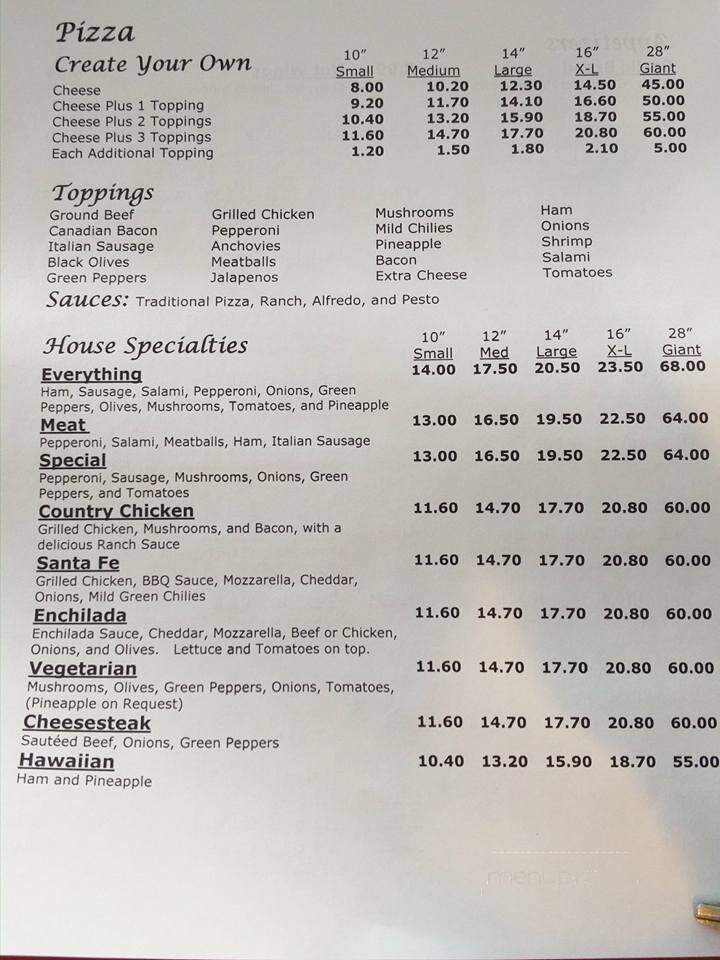 Garbonzo's Pizza - Middleton, ID menu_pic