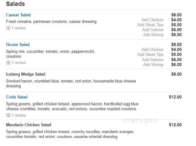 Barefoot Bob's Beach Grill - Hull, MA menu_pic