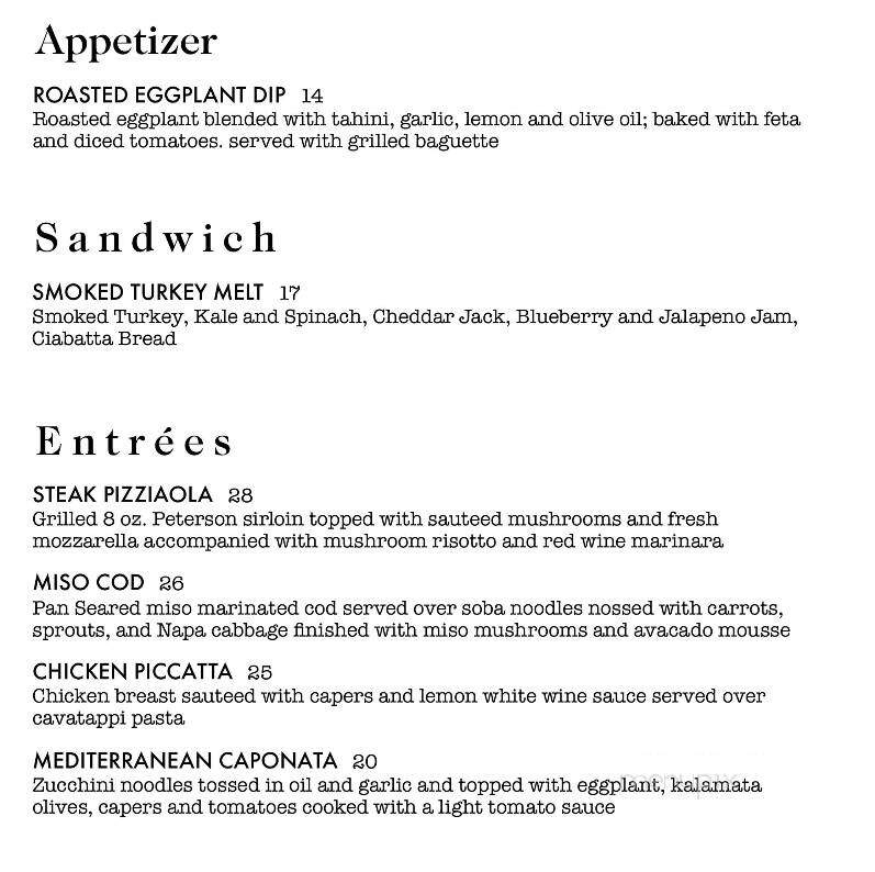 At Sara's Table Chester Creek Cafe - Duluth, MN menu_pic