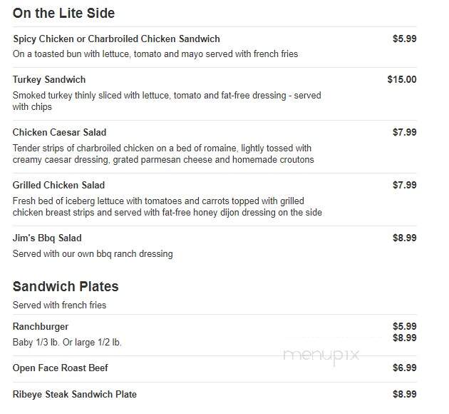 Ranchero - Clarksdale, MS menu_pic