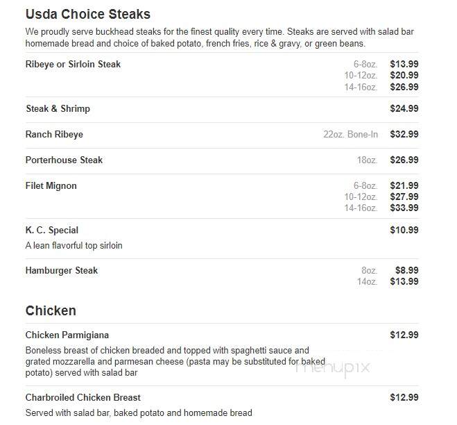 Ranchero - Clarksdale, MS menu_pic