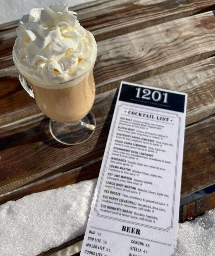 Club 1201 - Joplin, MO menu_pic