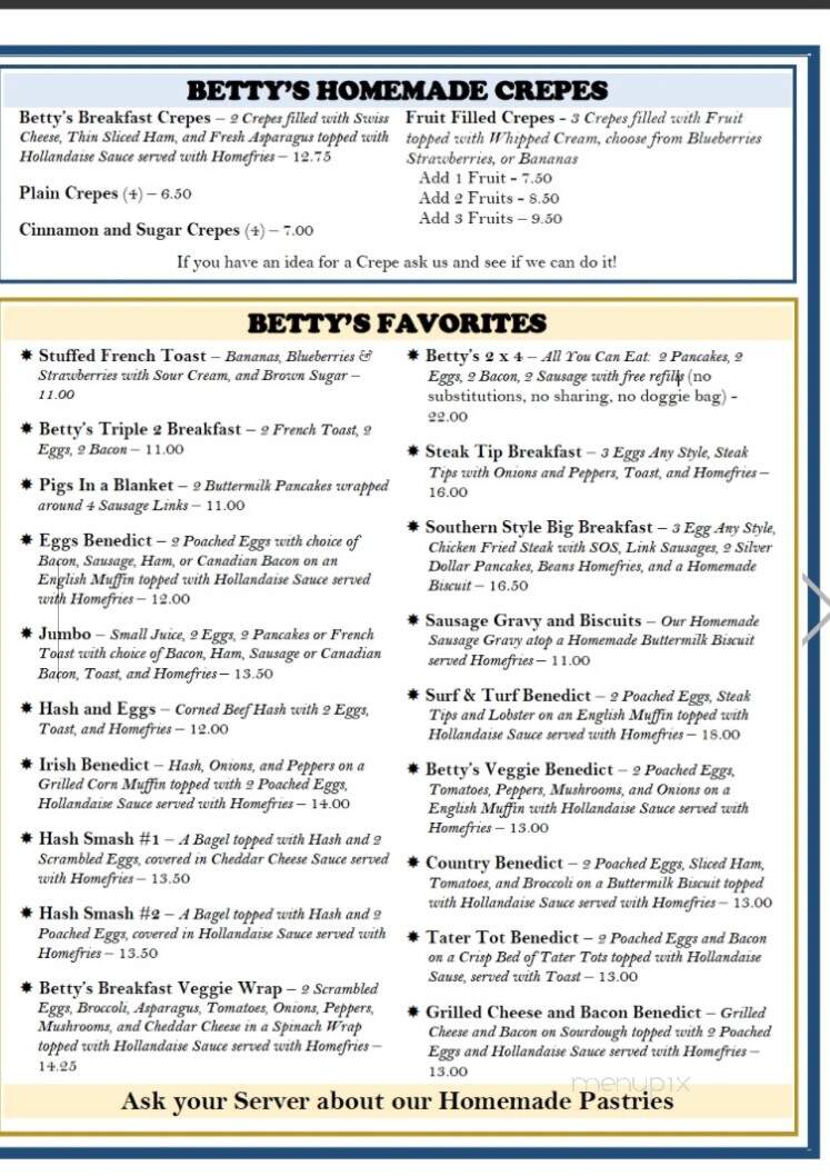 Betty's Kitchen - North Hampton, NH