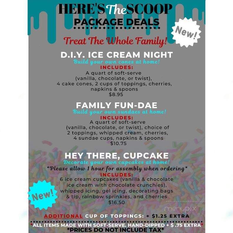 Here's The Scoop - Franklinville, NJ menu_pic
