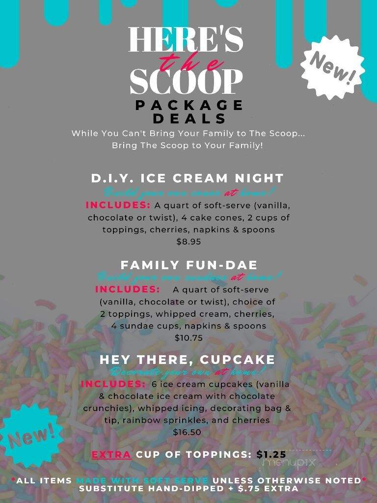 Here's The Scoop - Franklinville, NJ menu_pic