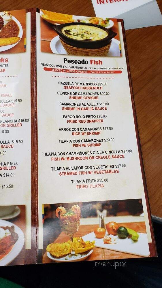Gusto Y Sabor - Union, NJ menu_pic