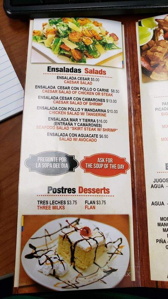 Gusto Y Sabor - Union, NJ menu_pic