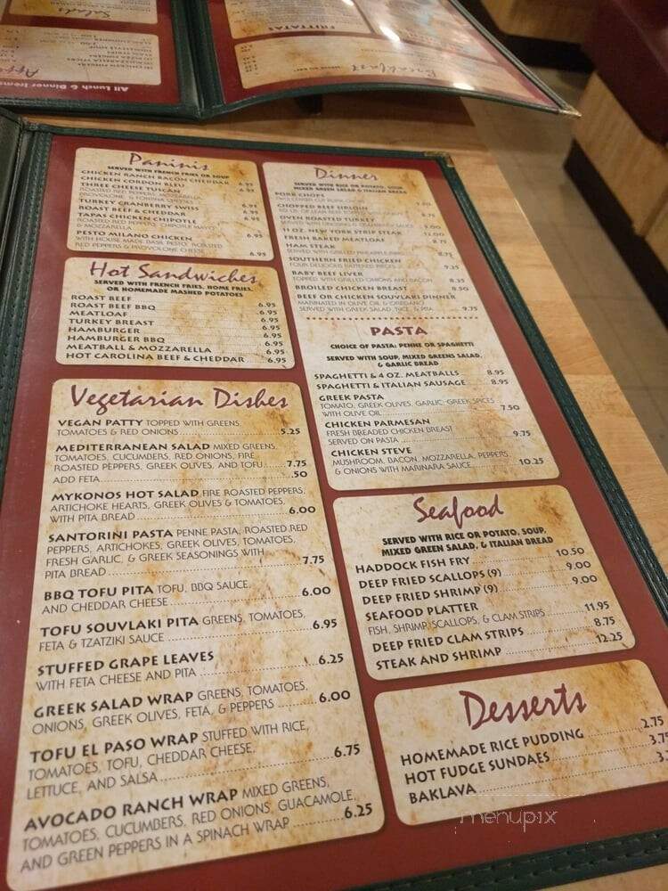 Geneseo Family Restaurant - Geneseo, NY menu_pic