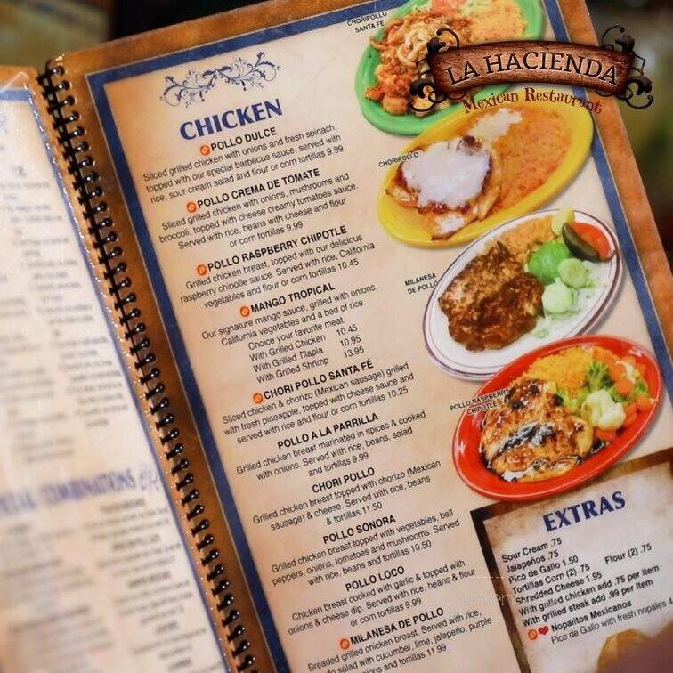 La Hacienda Restaurante #3 - Asheboro, NC menu_pic