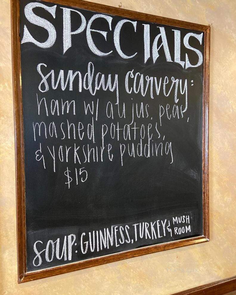 Braveheart Highland Pub - Hellertown, PA menu_pic