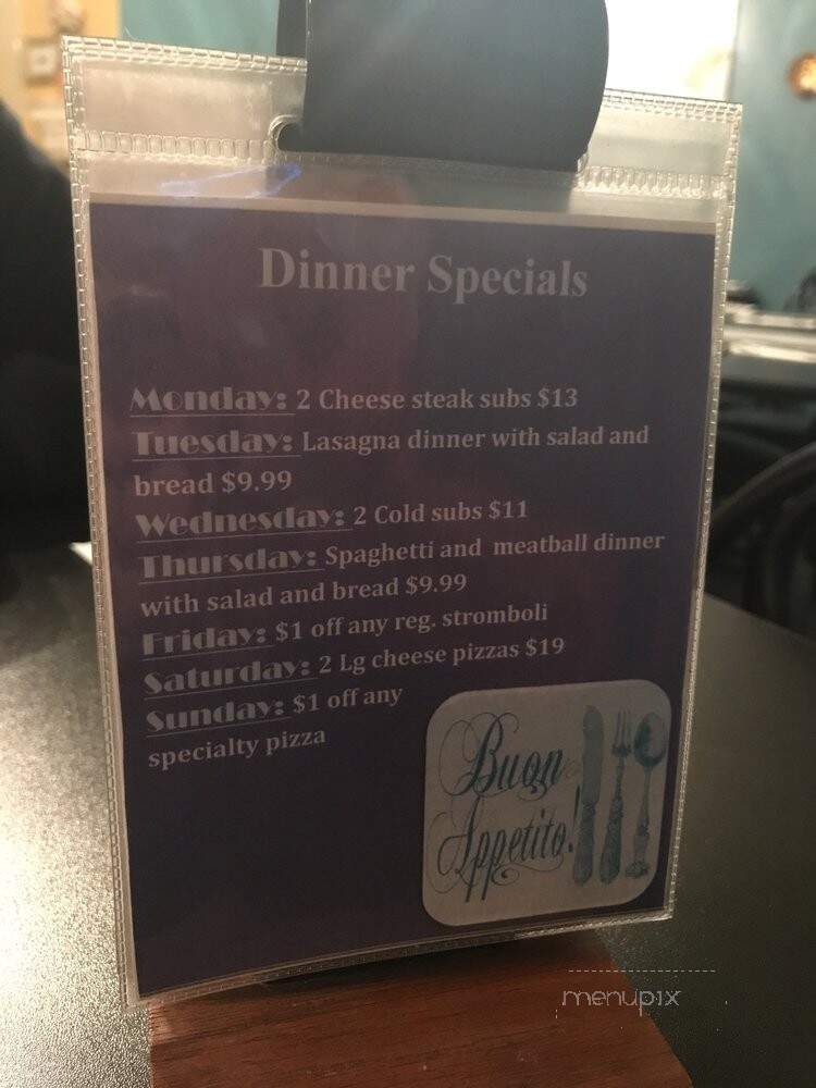 Maria's Italian Restaurant - Bellefonte, PA menu_pic
