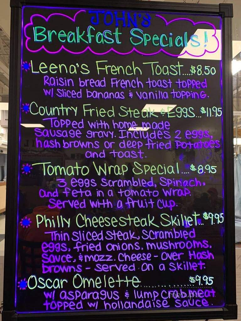 Williams Family Restaurant - Reading, PA menu_pic
