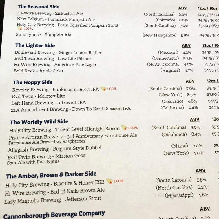 Kudu Coffee House - Charleston, SC menu_pic