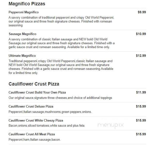 Marco's Pizza - Rock Hill, SC menu_pic