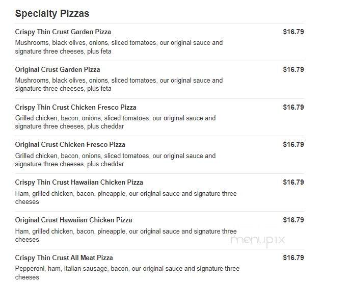 Marco's Pizza - Rock Hill, SC menu_pic