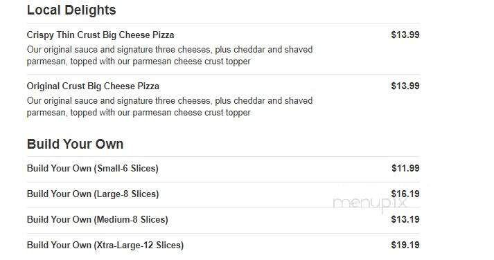 Marco's Pizza - Rock Hill, SC menu_pic