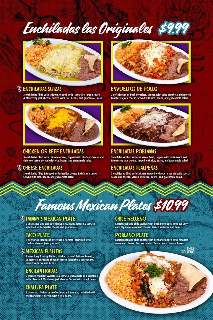 Danny's Restaurant - Laredo, TX menu_pic