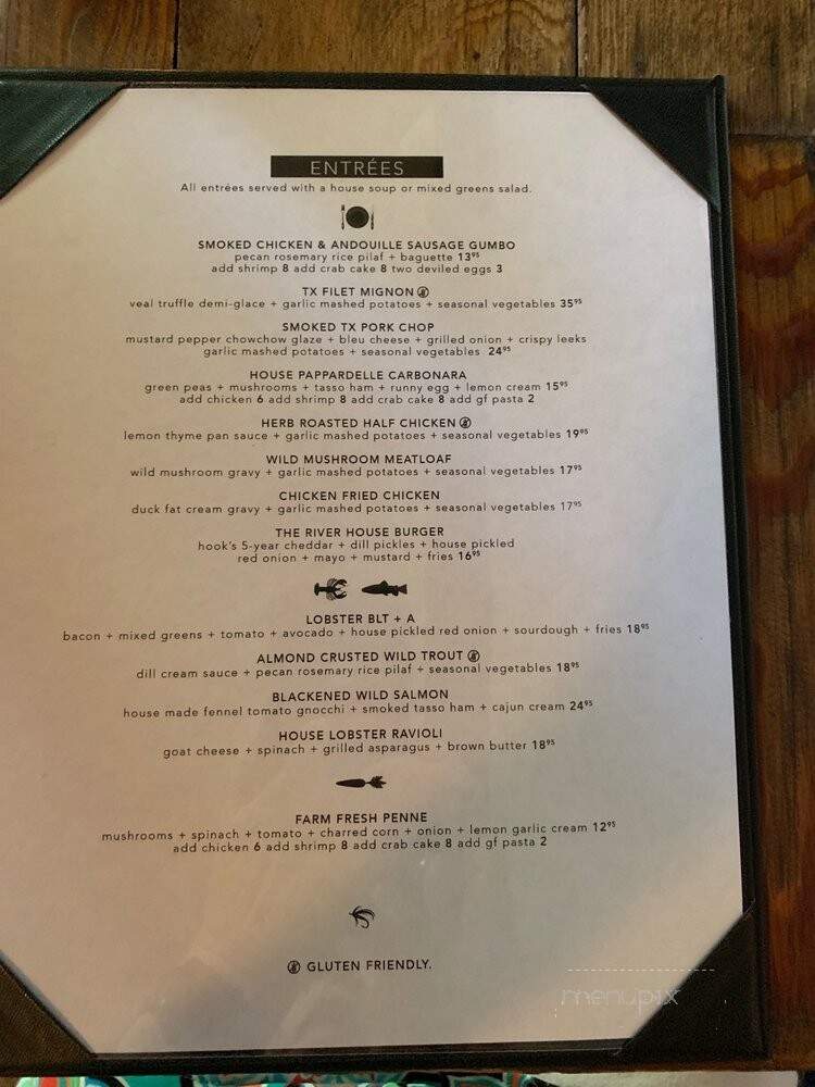 River House Tea Room - New Braunfels, TX menu_pic