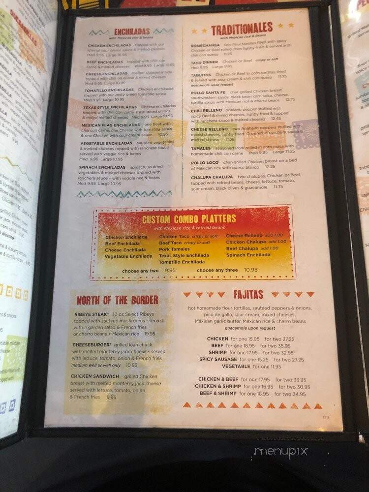 Rosie's Mexican Cantina - Florence, AL menu_pic
