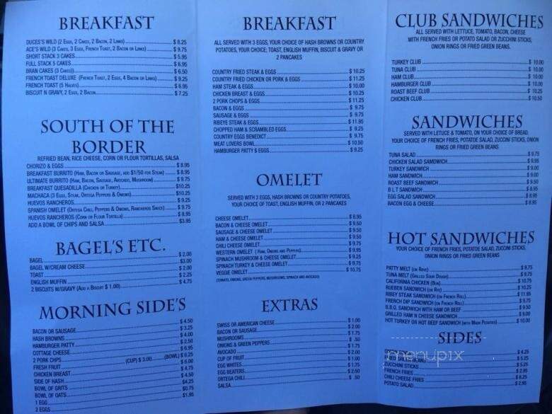 Rise N Shine Cafe - Sunland, CA menu_pic