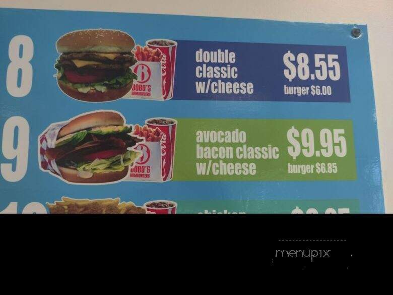 Bobo's Burgers - South Gate, CA menu_pic