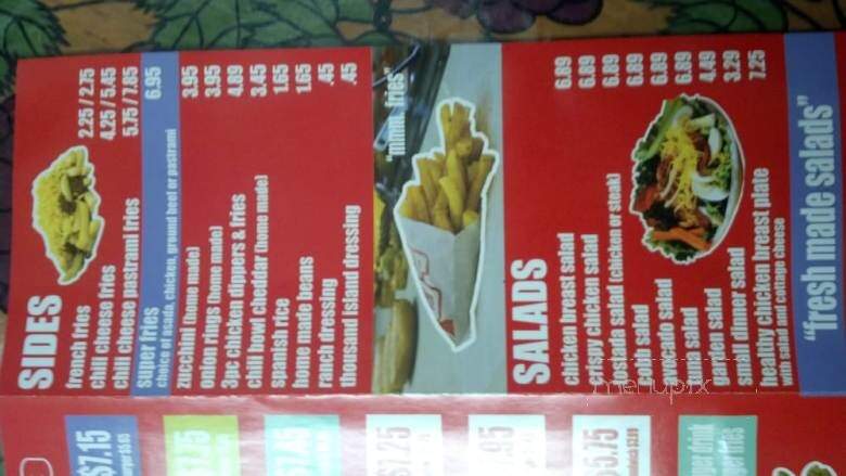 Bobo's Burgers - South Gate, CA menu_pic