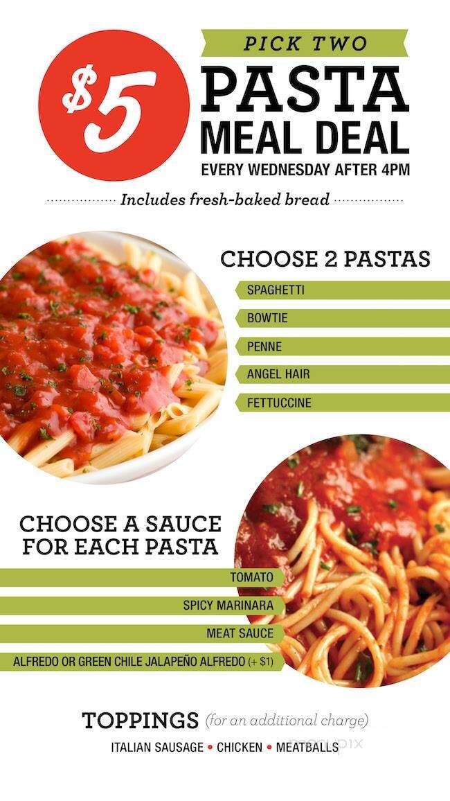 Johnny Carino's Italian - El Centro, CA menu_pic