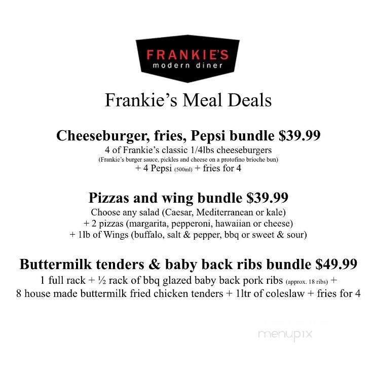 Frankie's Modern Diner - Victoria, BC