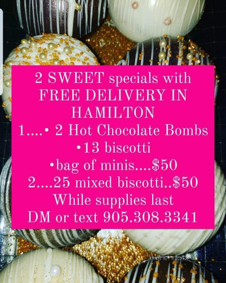Hotti Biscotti - Hamilton, ON menu_pic