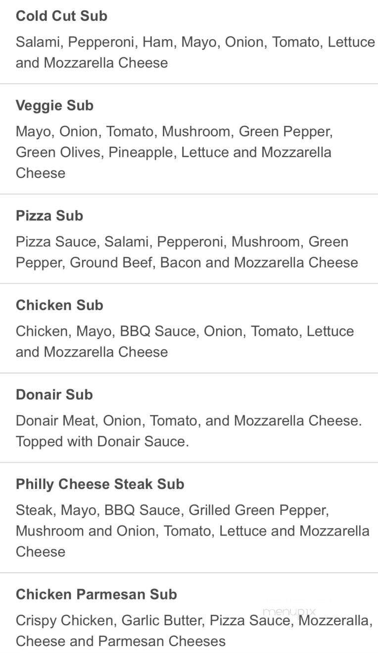Pizzadelic - Fall River, NS menu_pic