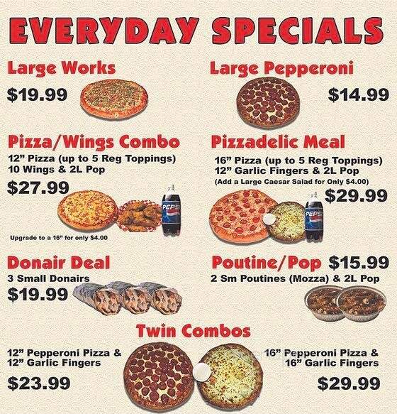Pizzadelic - Fall River, NS menu_pic