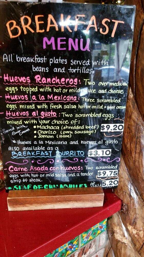 Senor Sol - Northridge, CA menu_pic