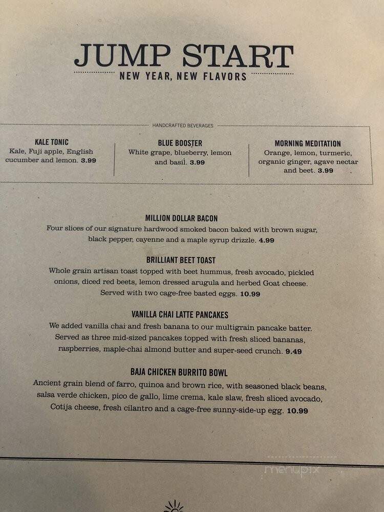 First Watch - Frisco, TX menu_pic