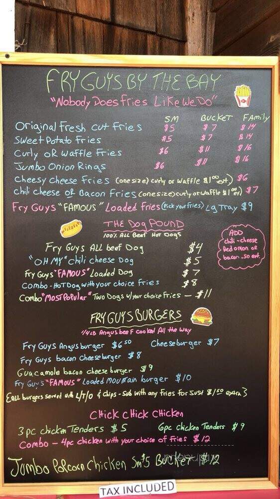 Fry Guys By The Bay - Beach Haven, NJ menu_pic
