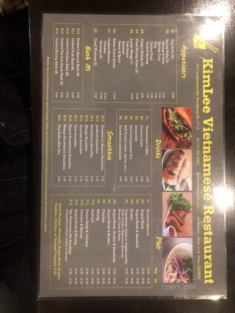 Kimlee Vietnamese Restaurant - Harrisburg, PA
