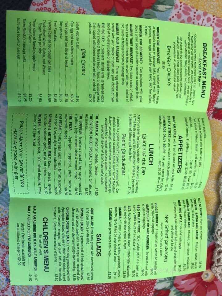 Rare Earth Goods and Cafe - Ishpeming, MI menu_pic