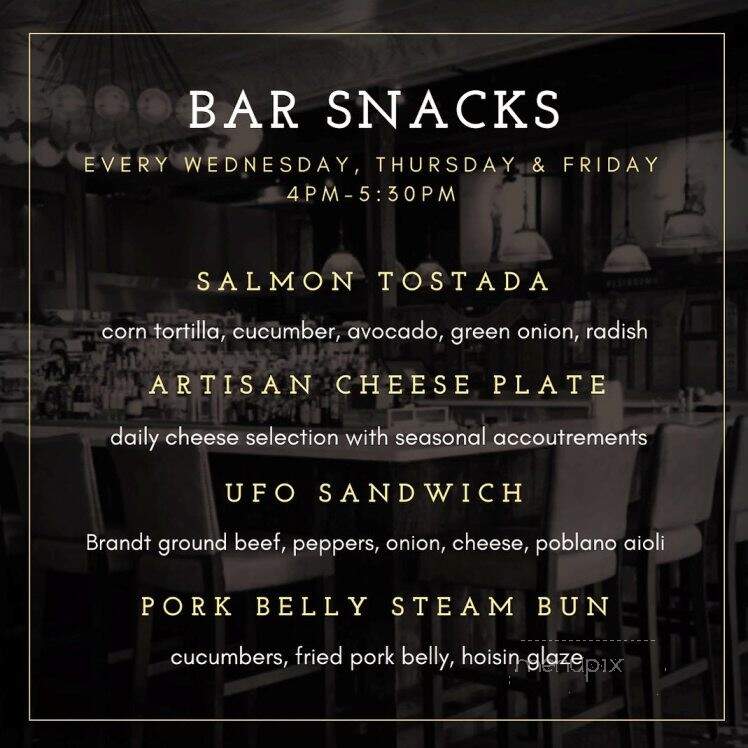 Ledger Restaurant & Bar - Salem, MA menu_pic