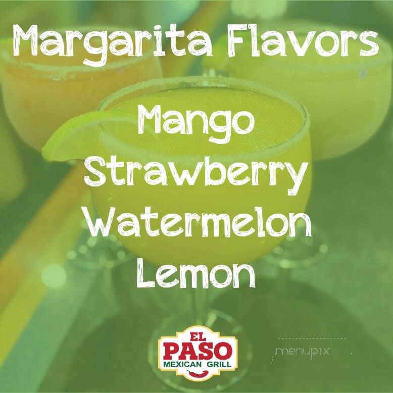 El Paso Mexican Grill - Chalmette, LA menu_pic