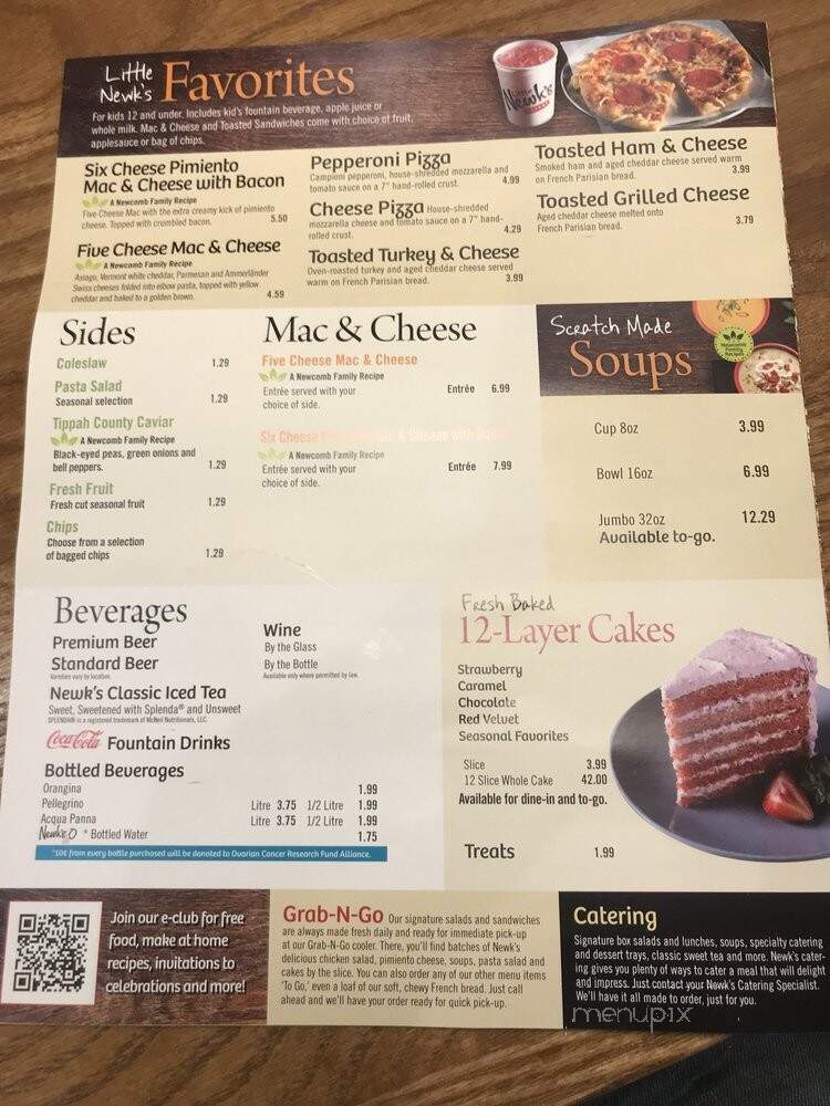 Newk's Eatery - Tucker, GA menu_pic