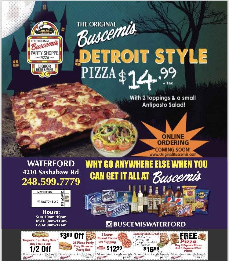 The Original Buscemis Pizza - Waterford Township, MI
